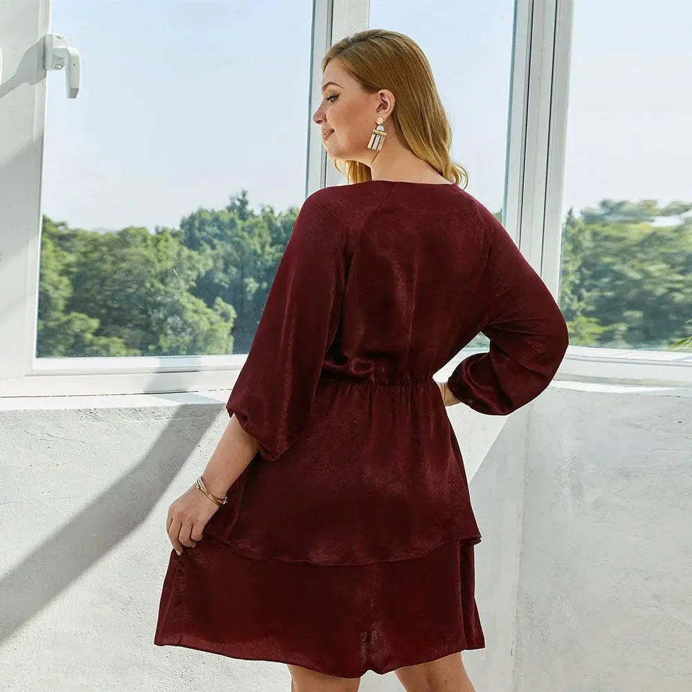 Elegant Plus Size Party Gown For Fashionable Women