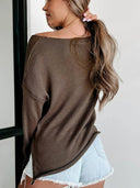 Fashion Letters Print Thermal Head Cover Sweater 2024