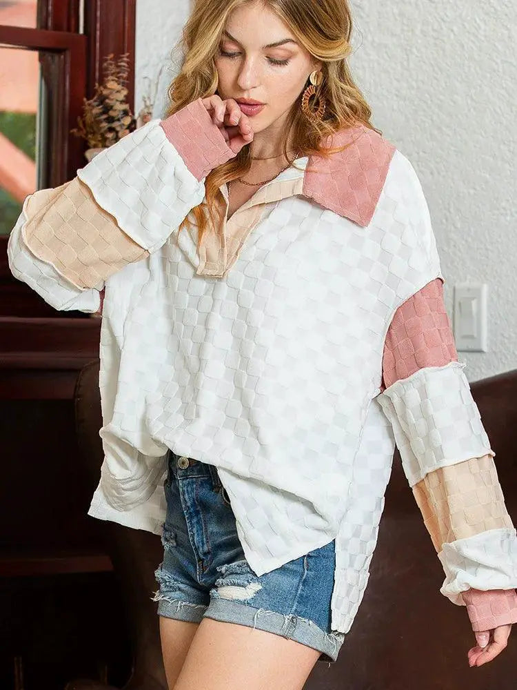 Fashion Loose All Matching Pullover Sweatshirt Women 2024