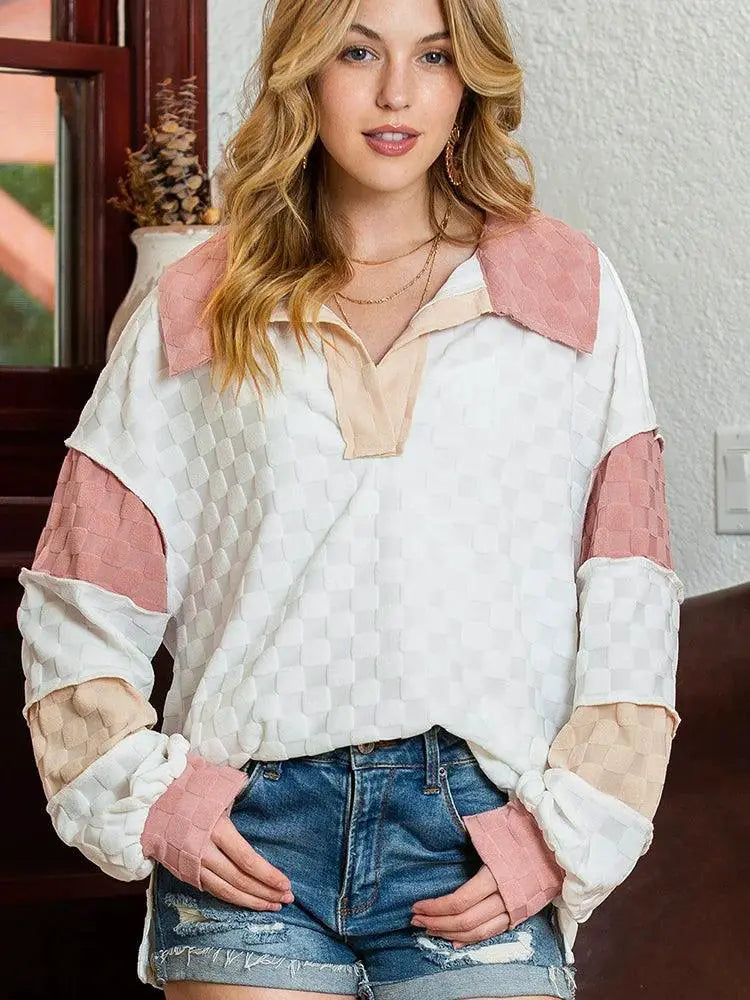 Fashion Loose All Matching Pullover Sweatshirt Women 2024
