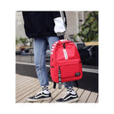 Fashion Nylon Backpack Preppy Style Large Schoolbag Travel
