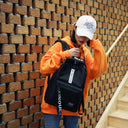 Fashion Nylon Backpack Preppy Style Large Schoolbag Travel