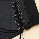 Fashion Punk PU Leather Corset Belt Gothic Waist Girdle