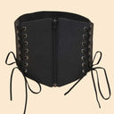 Fashion Punk PU Leather Corset Belt Gothic Waist Girdle