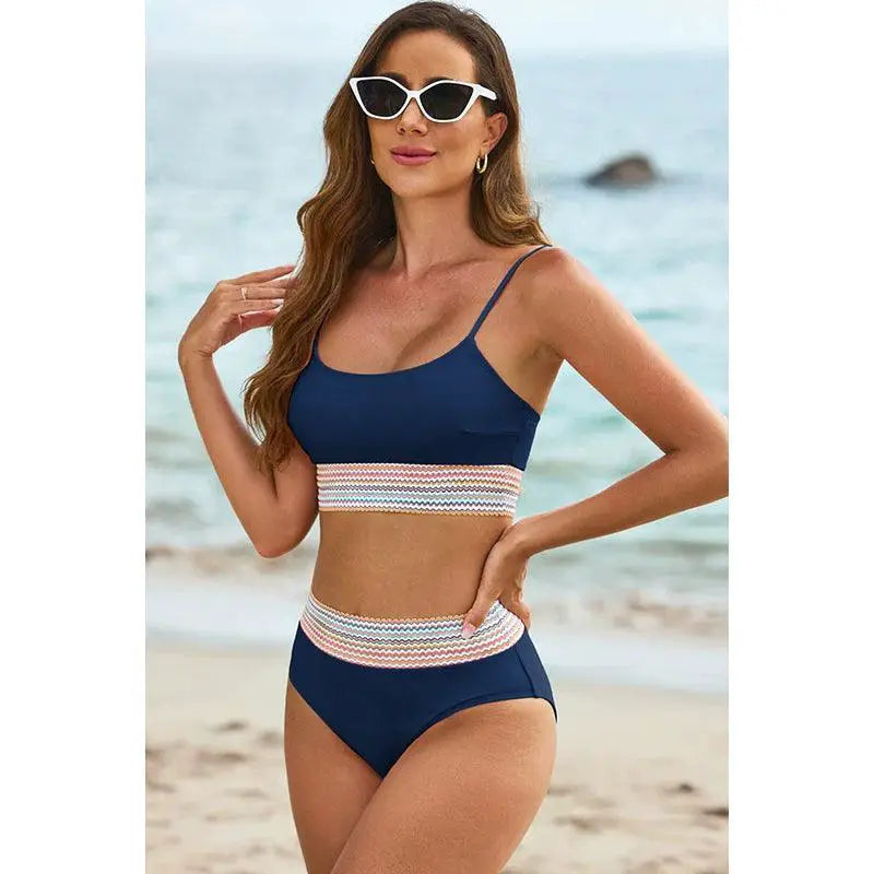 Fashion Seaside Sling Bikini Set 2024 Vacation Hot Spring