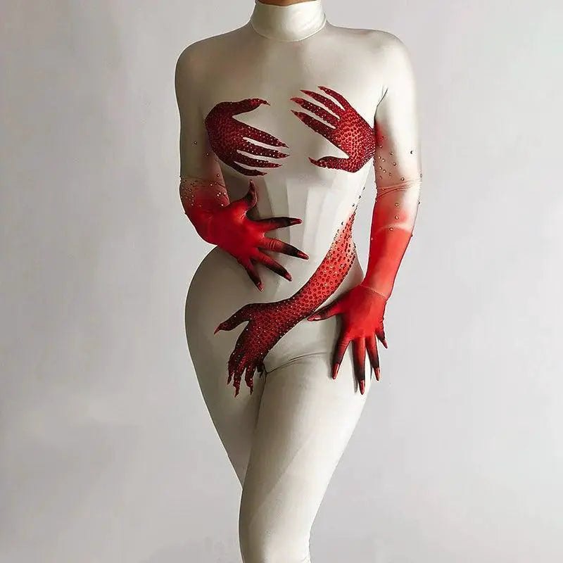 Fashion Star Bodysuit For Cosplay Seductive Look Deluxe
