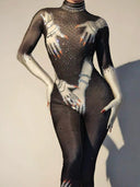Fashion Star Bodysuit: Seductive T Shirt for Cosplay