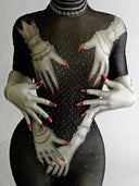 Fashion Star Bodysuit: Seductive T Shirt for Cosplay