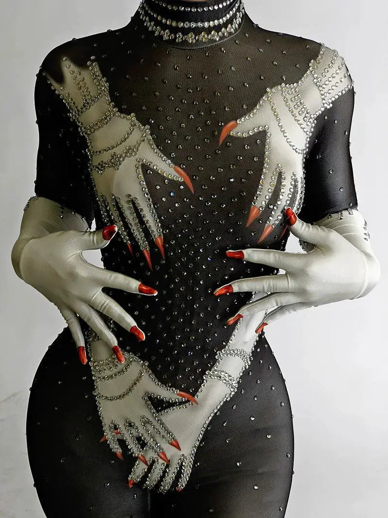 Fashion Star Bodysuit For Cosplay Seductive Look Deluxe