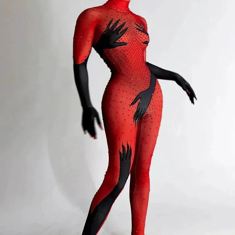 Fashion Star Bodysuit For Cosplay Seductive Look Deluxe