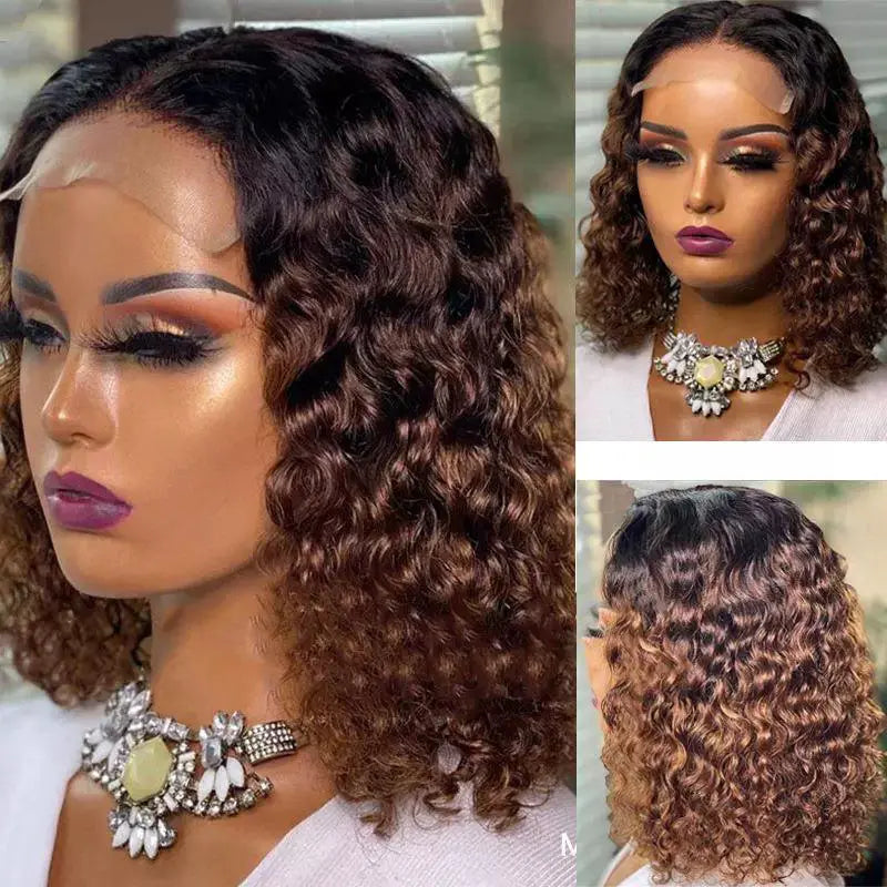 Fashionable Gradient Lace Wig For Hair Transformation