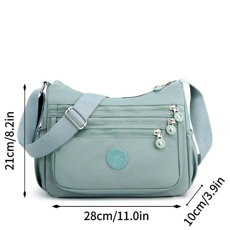 Fashionable Nylon Crossbody Bag Waterproof Handbag