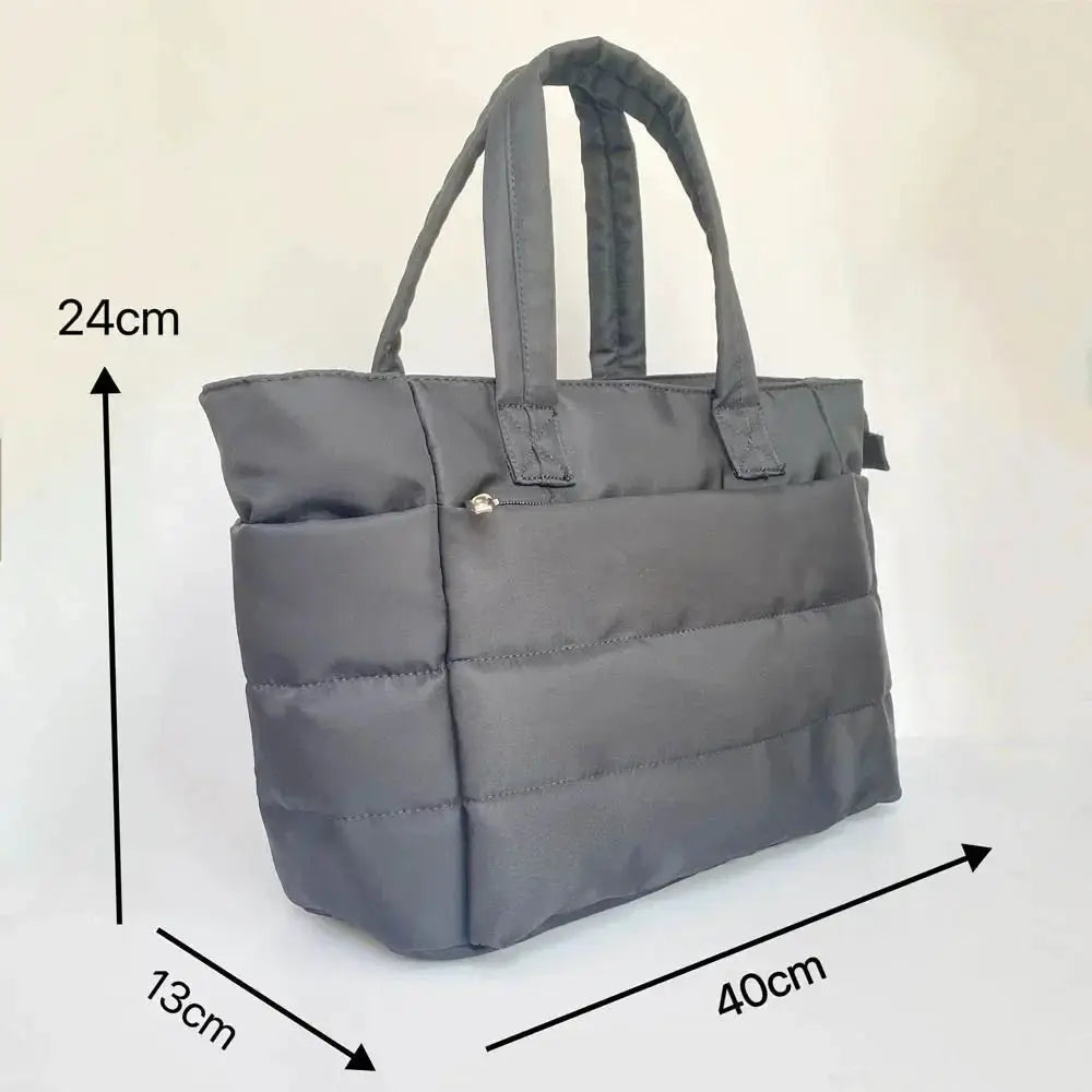 Fashionable Womens Single Shoulder Bag Pink Nylon Tote - OurLum.com