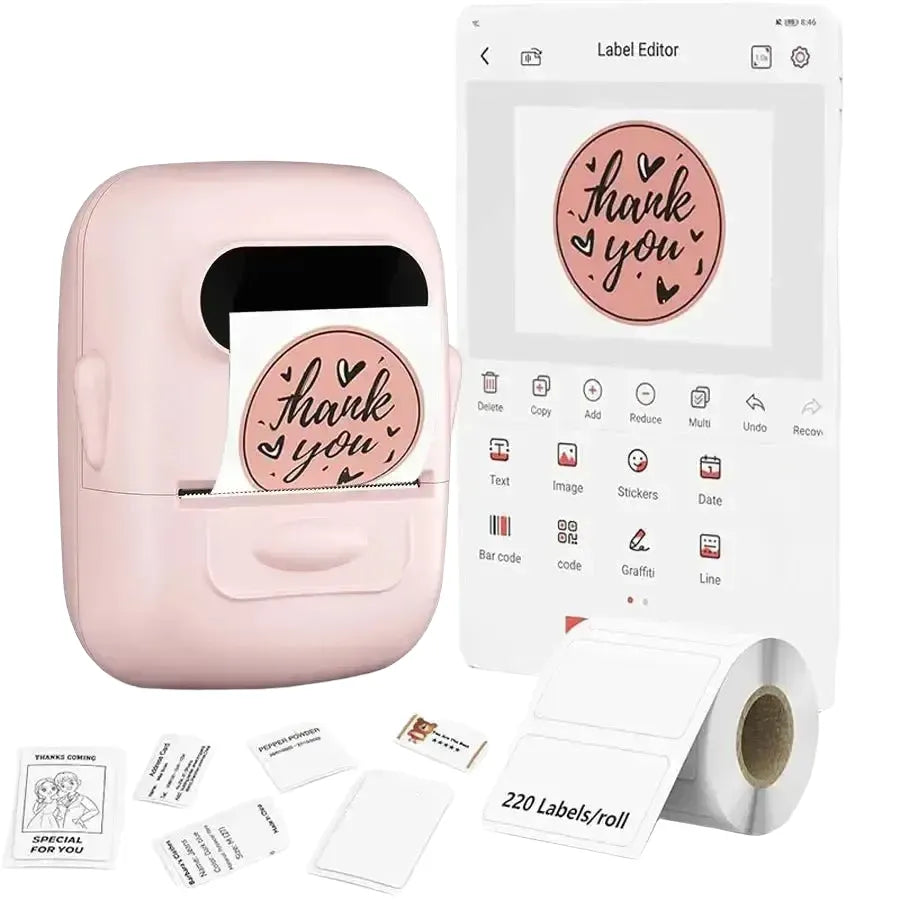 Fast Bluetooth Label Printer for Office — product view 1