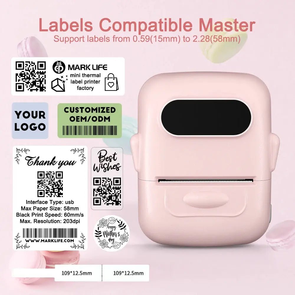 Fast Bluetooth Label Printer for Office