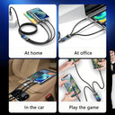 Fast Charge 3-In-1 USB Cable for iPhone