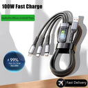 Fast Charge 3-In-1 USB Cable for iPhone