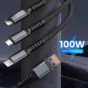 Fast Charge 3-In-1 USB Cable for iPhone