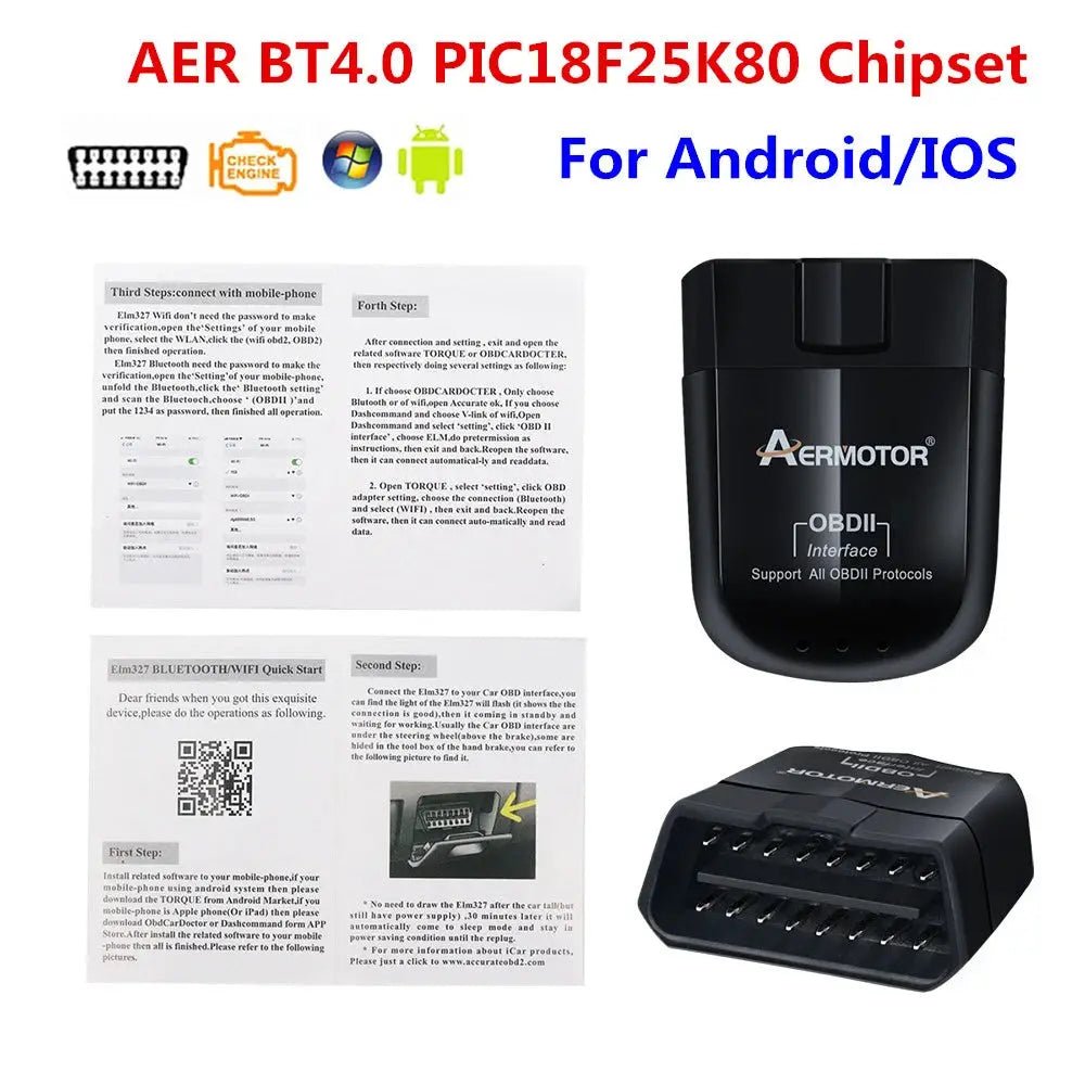 Fast Code Reading OBD2 Scanner for Cars