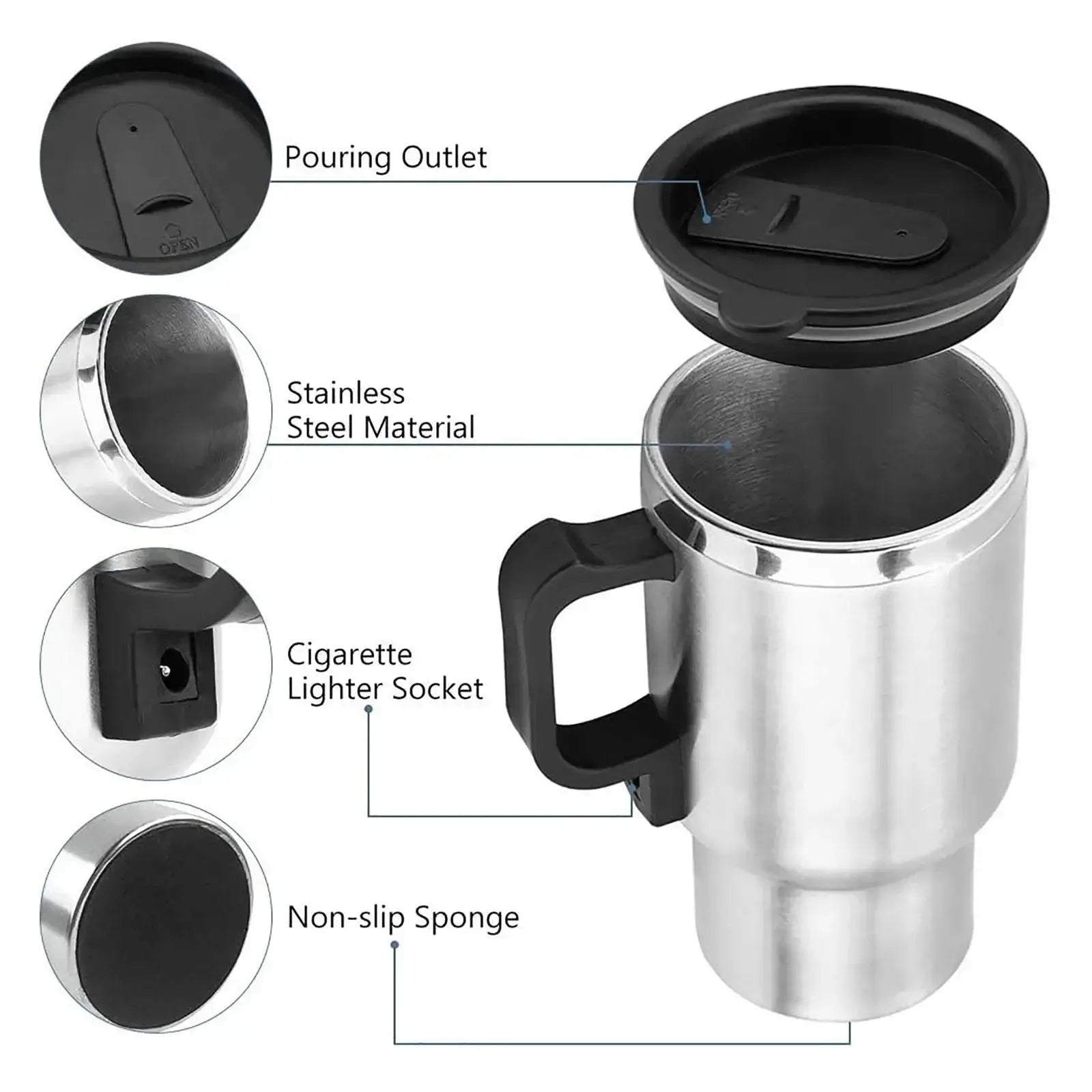 Fast Hot Water Car Kettle For Travelers