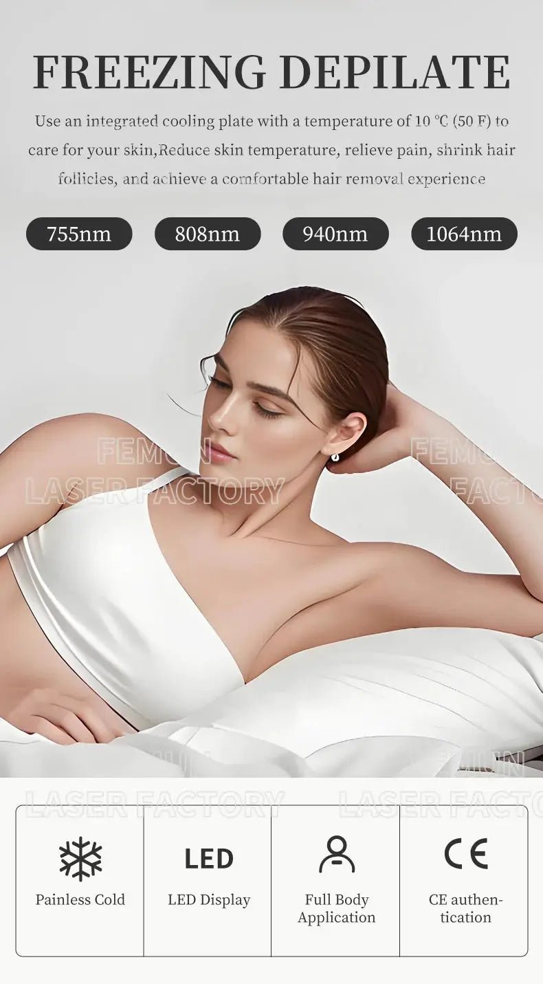 Fast Ice Laser Hair Removal for Salons