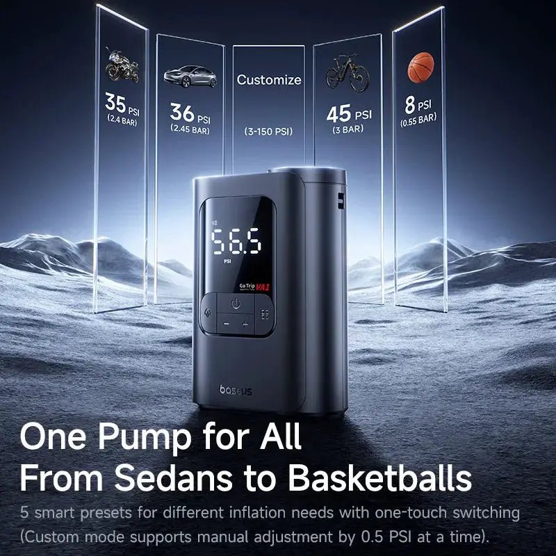 Fast Inflation Wireless Car Air Pump