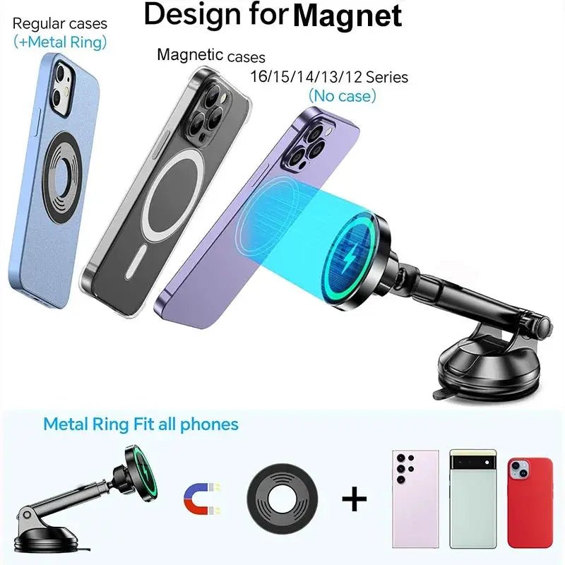 Fast Magnetic Car Charger for iPhone