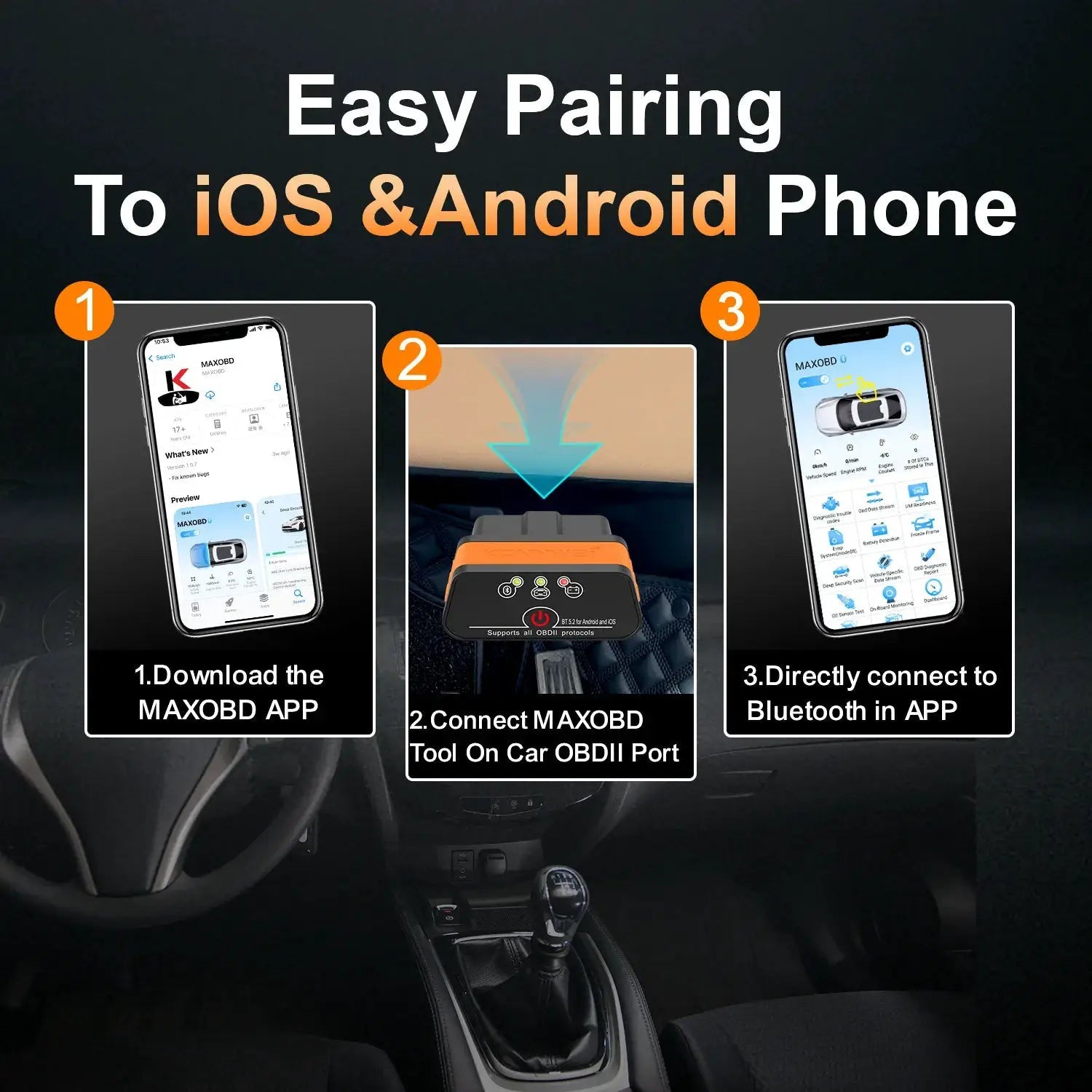Fast OBD2 Scanner for Android and iOS