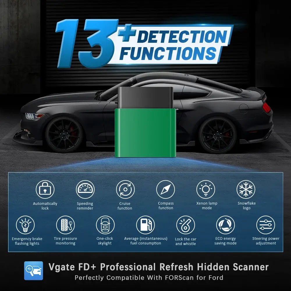 Fast OBD2 Scanner for Ford Diagnostics