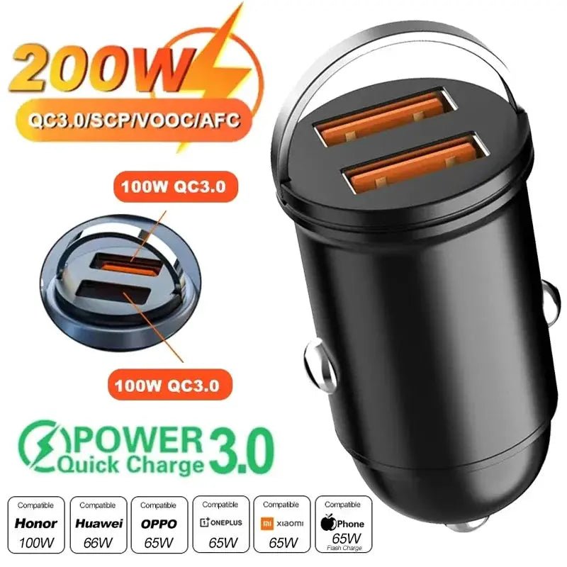 Fast USB-C Car Charger for On-The-Go