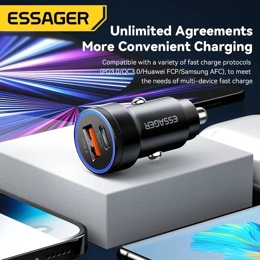 Fast USB Car Charger for In-Car Power