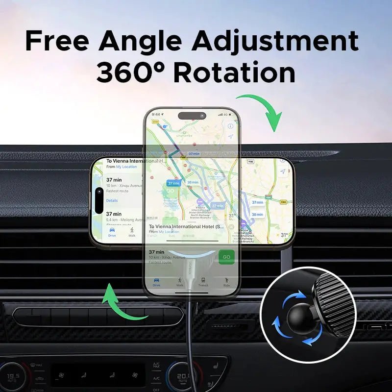 Fast Wireless Car Mount for iPhone 16