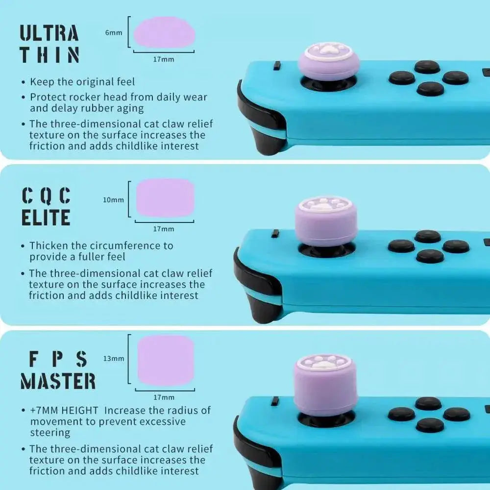 FastSnail Nintendo Switch OLED Hand Grips for Comfort