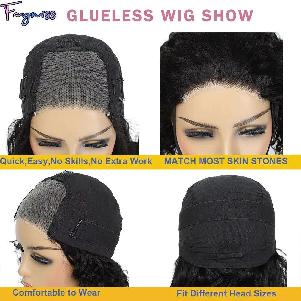 Fayniss Body Wave Bob Wig Premium Human Hair Lace Closure