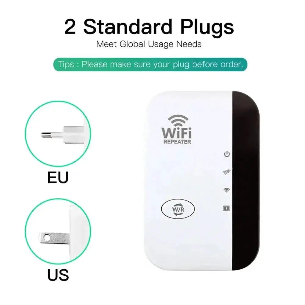FENVI Wireless WiFi Repeater For Home Coverage 300 Mbps