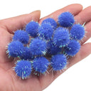 Festive DIY Craft Hairball Ornaments for Kids Durable Decor