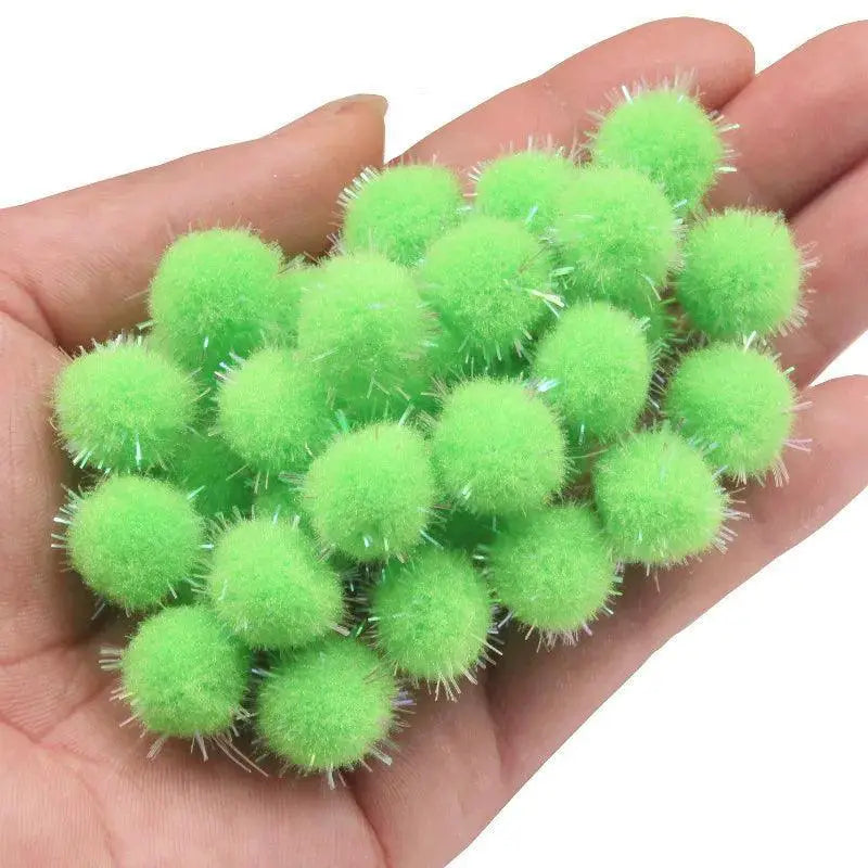 Festive DIY Hairball Ornaments For Kids Christmas Decor
