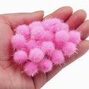Festive DIY Craft Hairball Ornaments for Kids Durable Decor