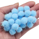 Festive DIY Craft Hairball Ornaments for Kids Durable Decor