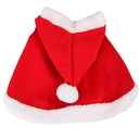 Festive Santa Costume for Pets with Cloak & Scarf