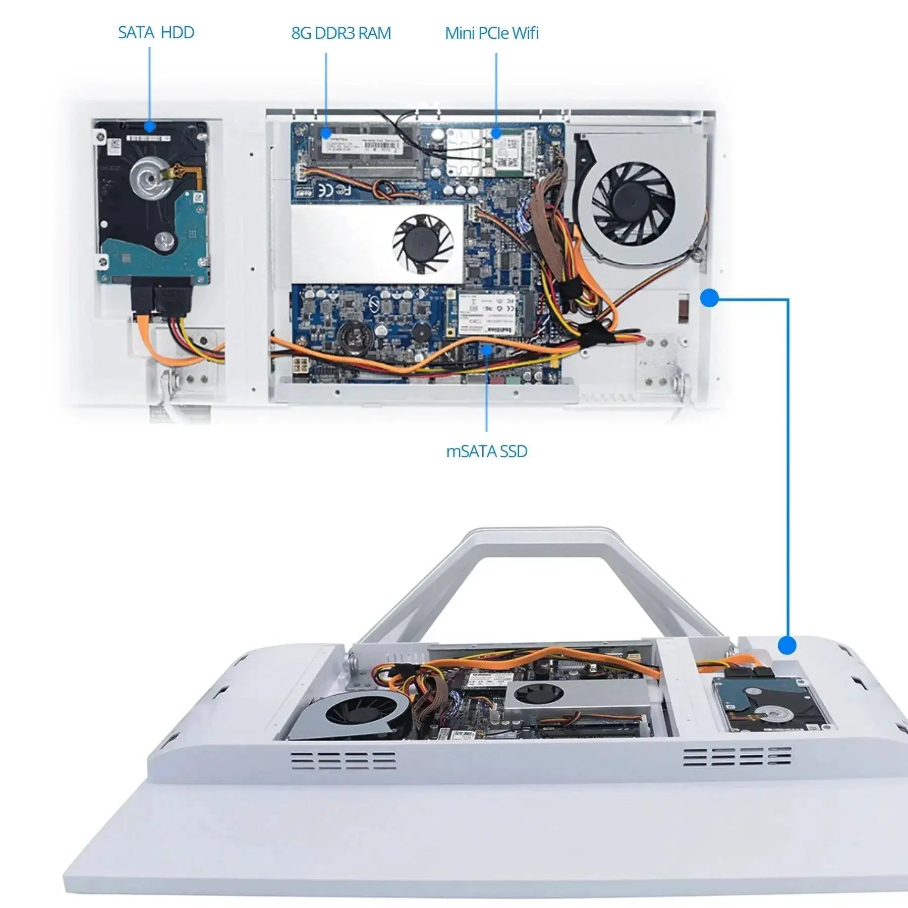 FHD All In One Computer With Intel Core I7 23.8 Inch Monitor