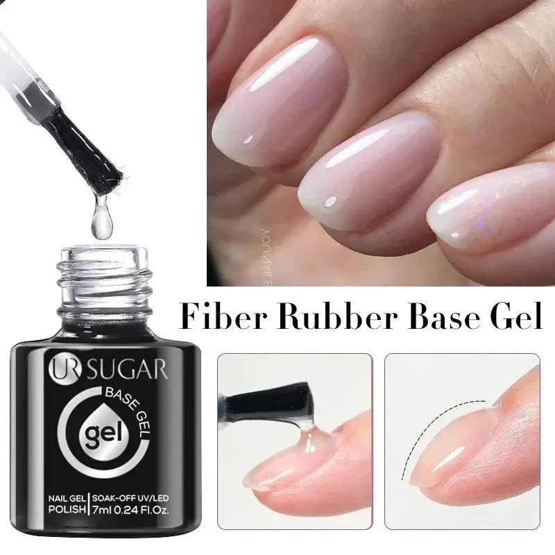 Fiber Repair Base Gel Strengthen Nails With Quick Cure