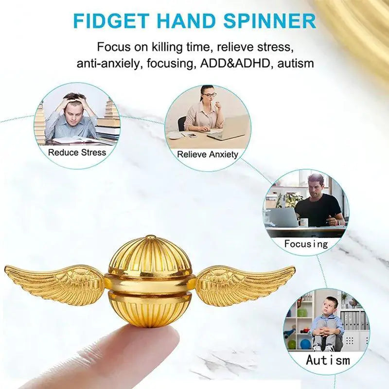 Fidget Spinner High Quality Anti Stress Metal Ball Toy