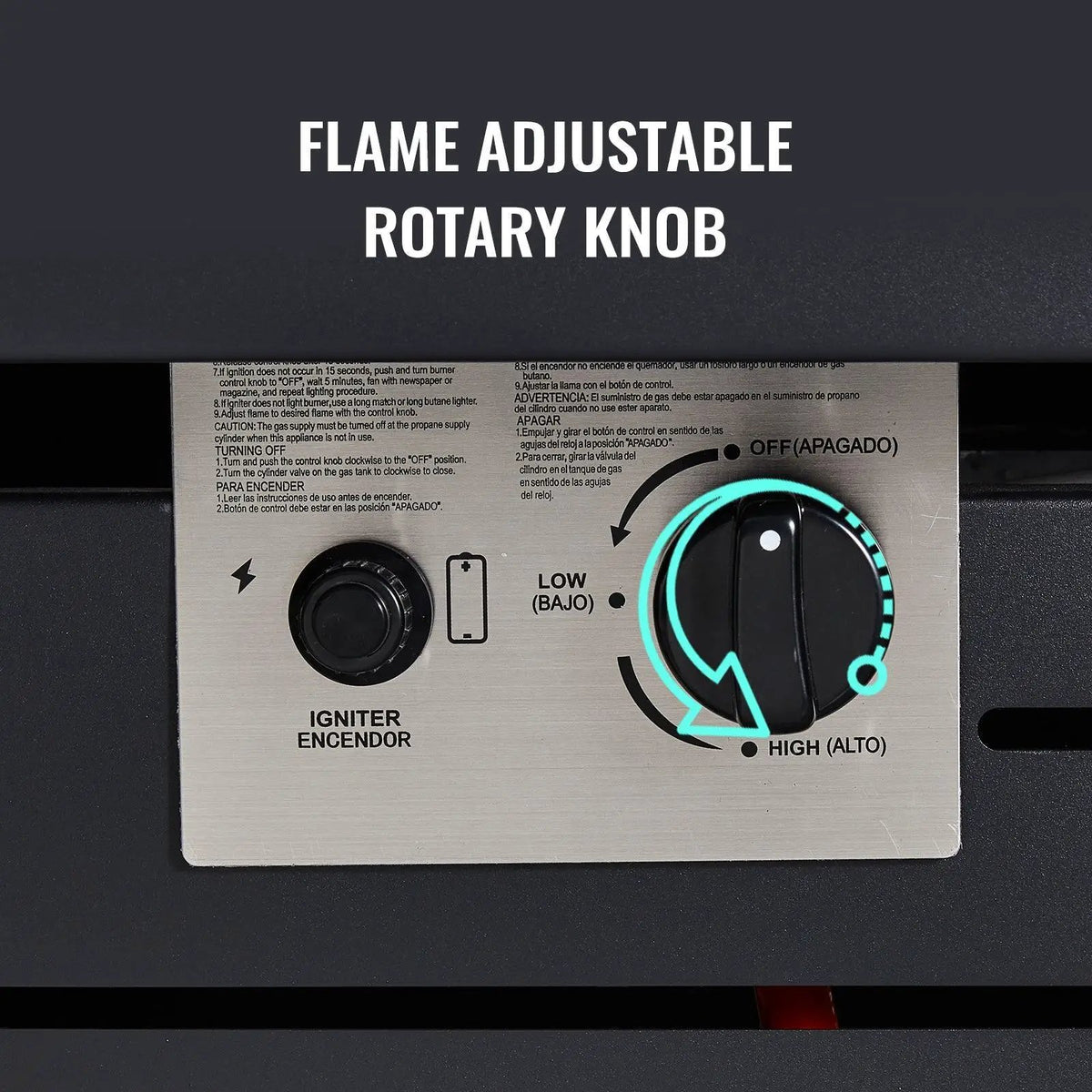 Gas Fire Pit Table for Patio Heating — product view 16