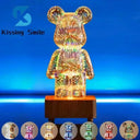 Firework Bear 3D Night Light Projector Color Changing Lamp