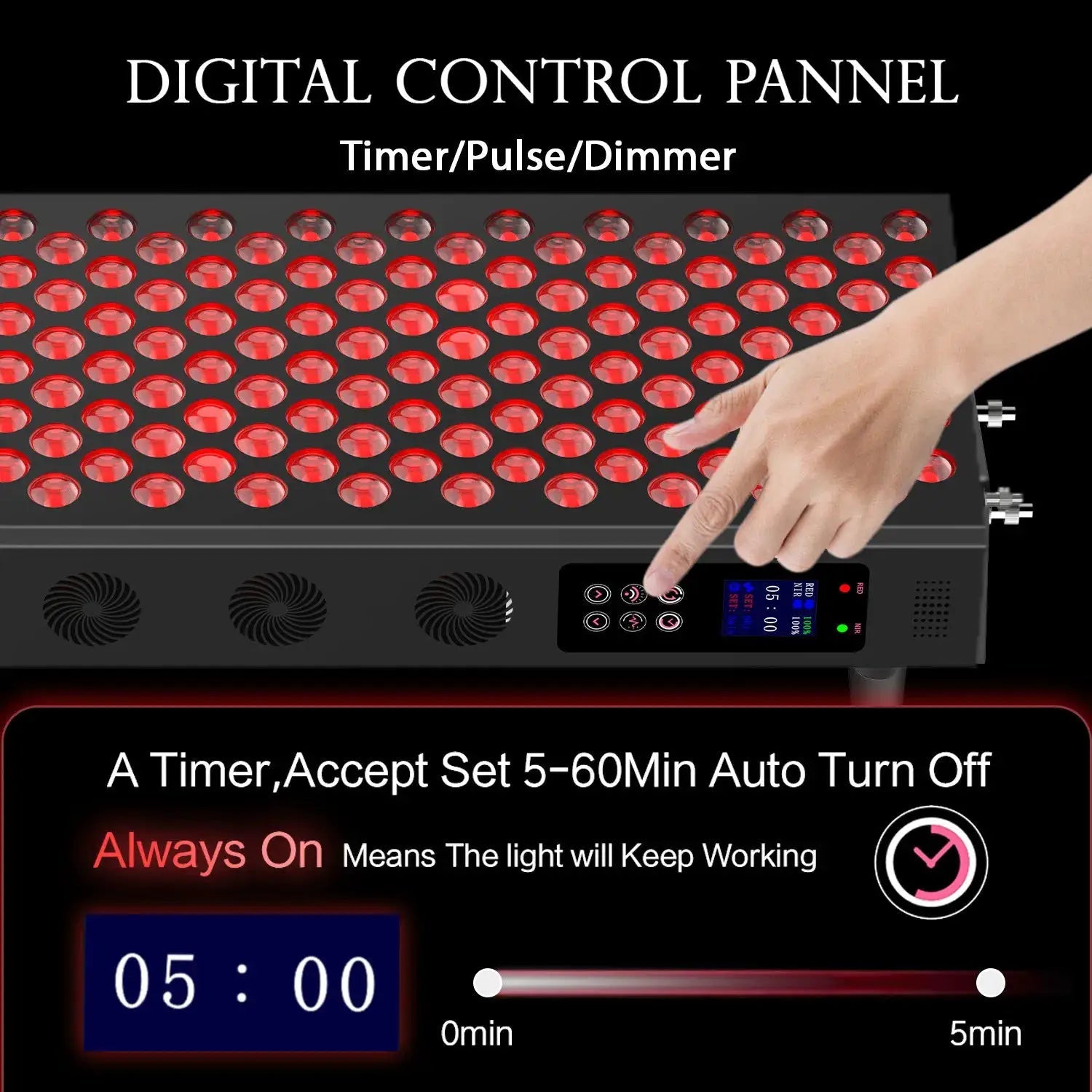 Firmer Skin Red Light Panel for Home Use