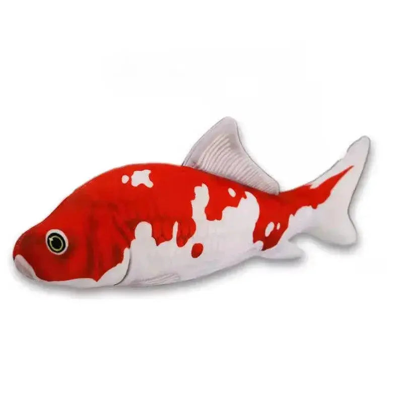 Fish Plush Cat Toy Interactive Chew Pillow For Cats