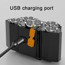 Five Head Headlamp For Outdoor Adventures With LED Lights