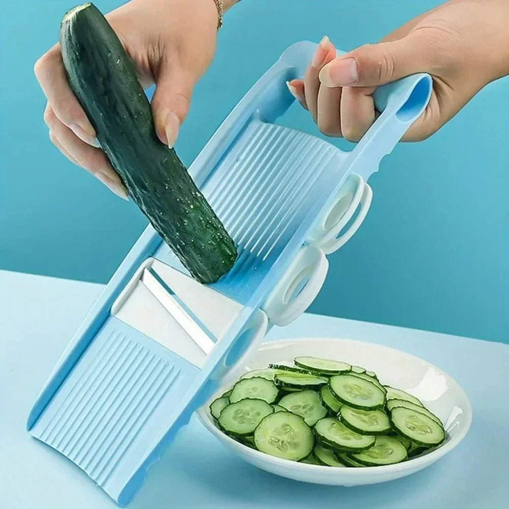 Five In One Vegetable Chopper And Mandoline Slicer For Easy Food Prep Quick Chop