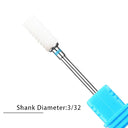 Flame Ceramic Nail Drill Bits Kit for Manicure and Pedicure